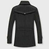 Men's wrap coat, view 4