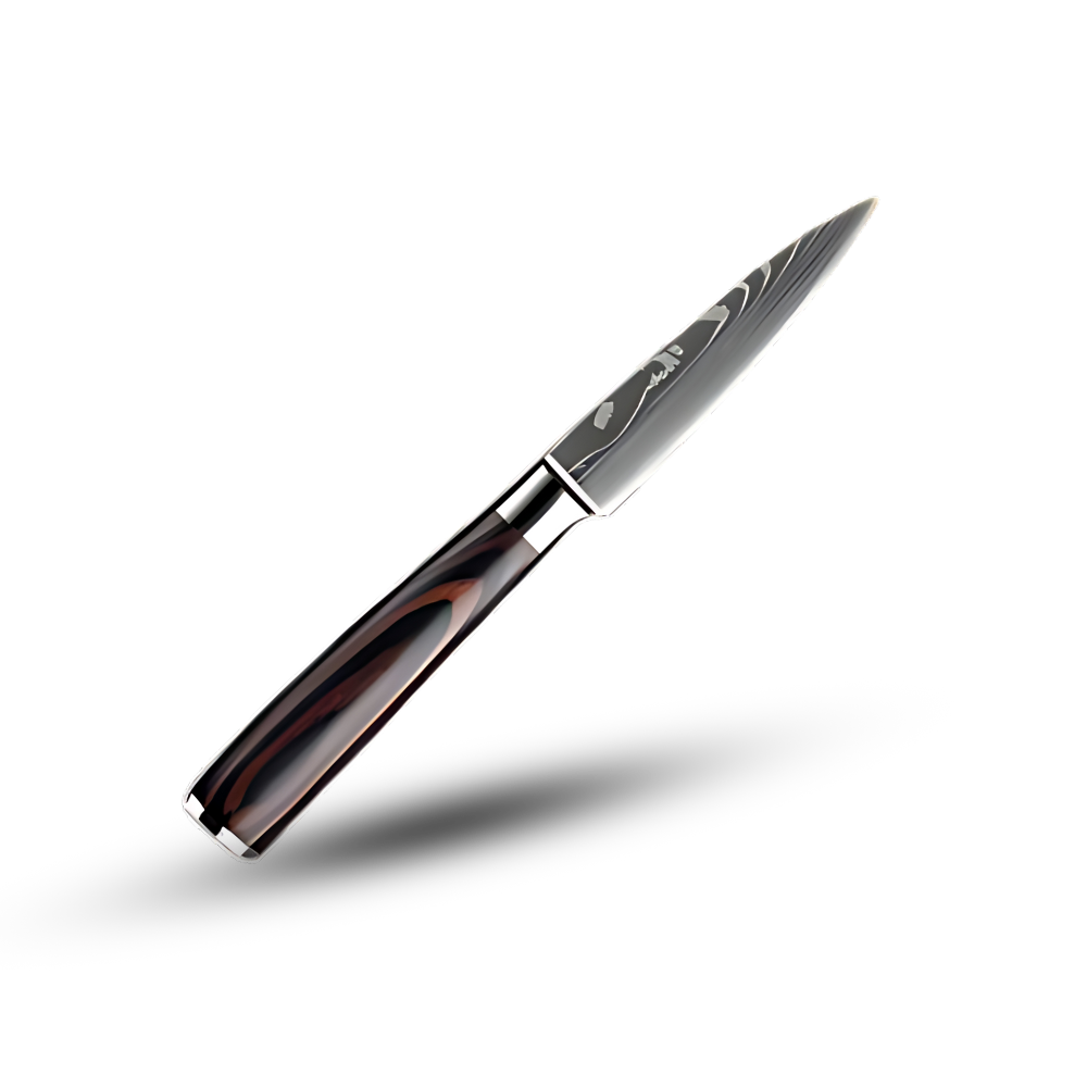 Premium Damascus Steel Kitchen Knives Set with Ergonomic Pakkawood Handles - Superior Sharpness & Durability
