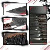 Premium Damascus Steel Kitchen Knives Set with Ergonomic Pakkawood Handles - Superior Sharpness & Durability