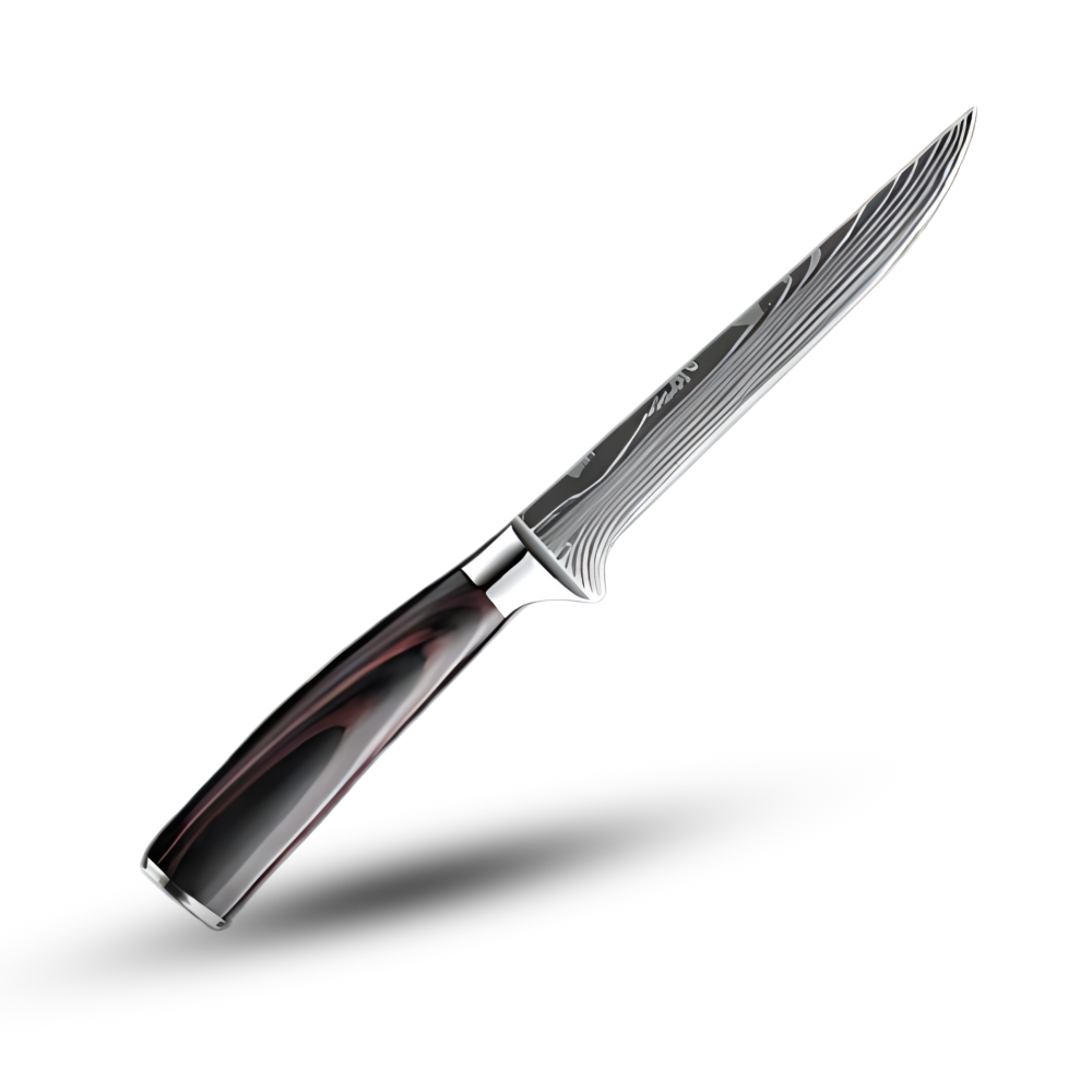 Premium Damascus Steel Kitchen Knives Set with Ergonomic Pakkawood Handles - Superior Sharpness & Durability
