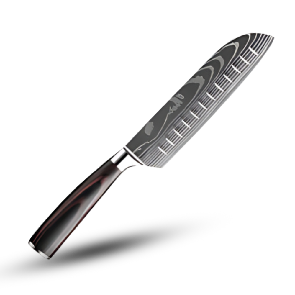 Premium Damascus Steel Kitchen Knives Set with Ergonomic Pakkawood Handles - Superior Sharpness & Durability