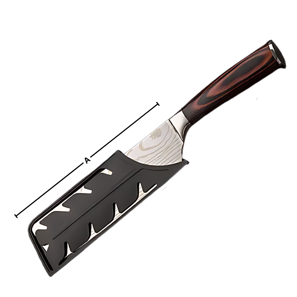 Premium Damascus Steel Kitchen Knives Set with Ergonomic Pakkawood Handles - Superior Sharpness & Durability