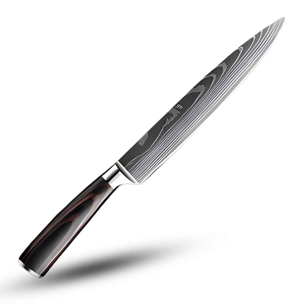 Premium Damascus Steel Kitchen Knives Set with Ergonomic Pakkawood Handles - Superior Sharpness & Durability