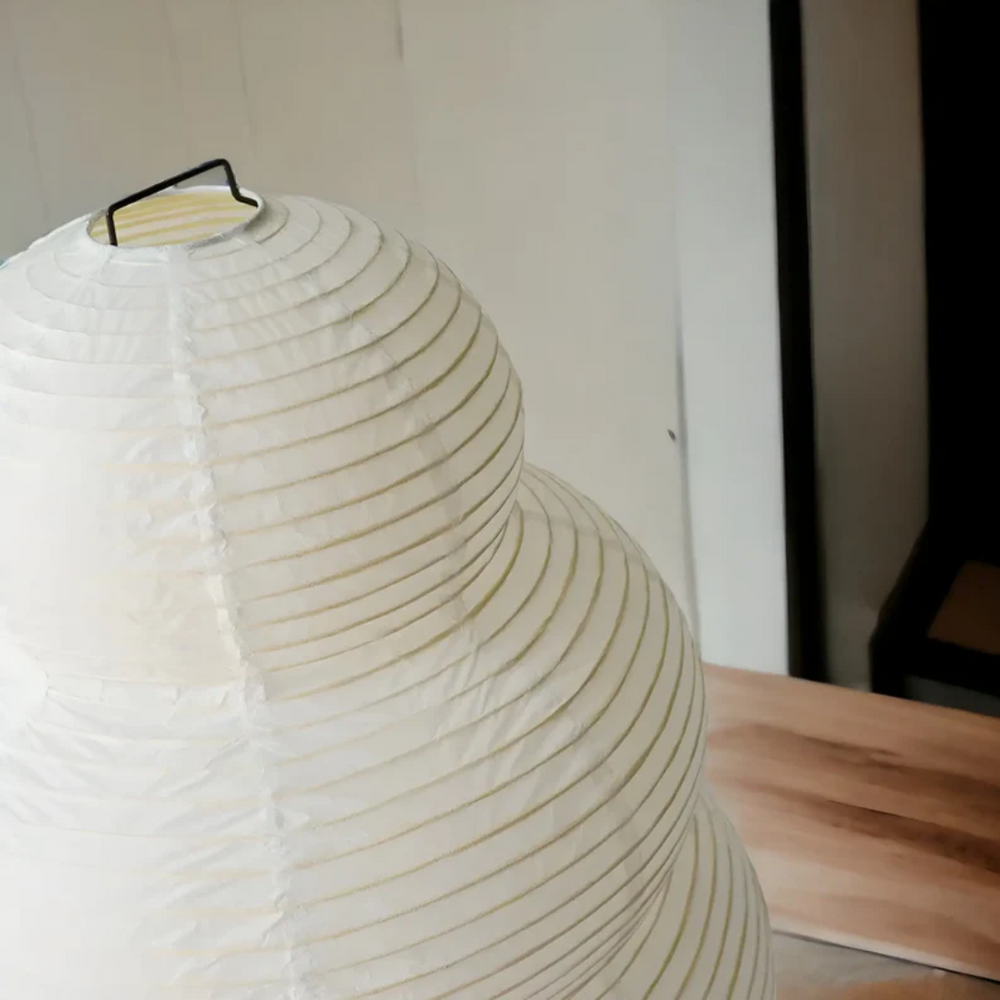 SereneAura Japanese Wabi-Sabi Floor Lamp - Elegant Minimalist Lighting for Tranquil Spaces