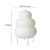 SereneAura Japanese Wabi-Sabi Floor Lamp - Elegant Minimalist Lighting for Tranquil Spaces
