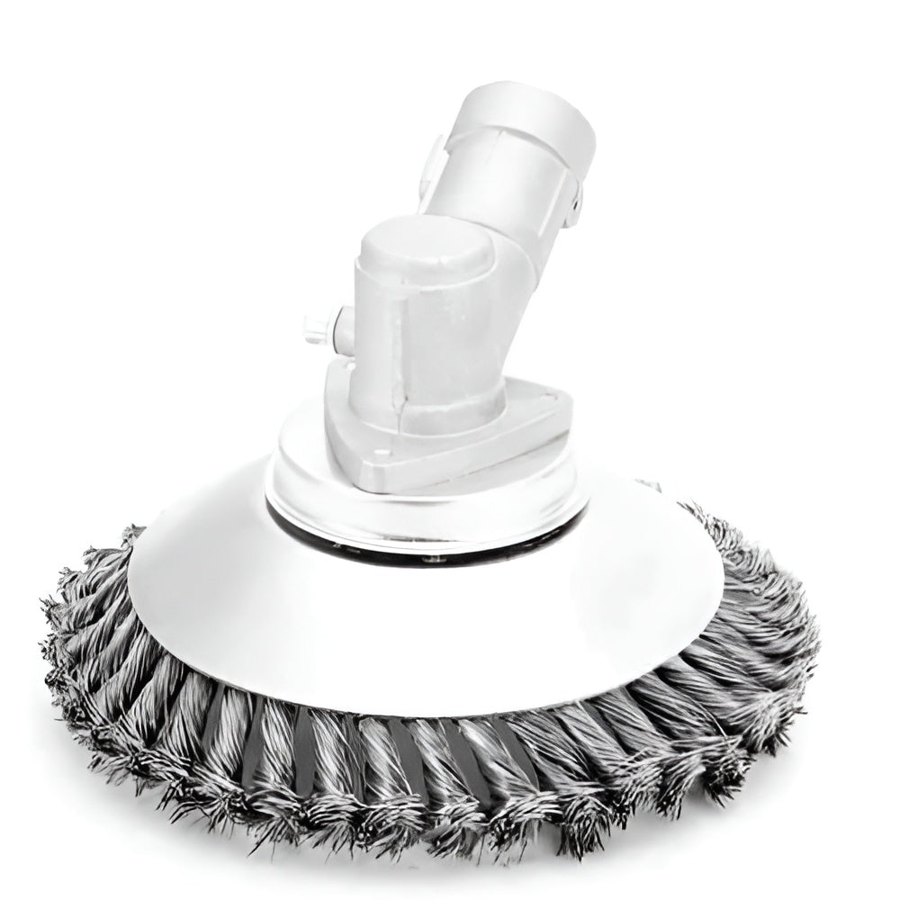 Steel Wire Brush Trimmer Head – 36 Carbon Steel Wires, Universal Fit & 15cm