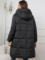 Women's padded puffer jacket, view 2
