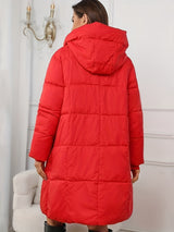 Women's padded puffer jacket, view 3
