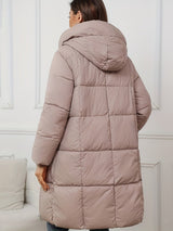 Women's padded puffer jacket, view 4