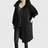Women's hooded coat, view 2