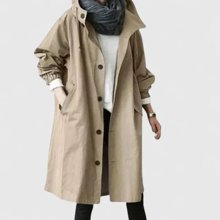 Women's hooded coat, view 6