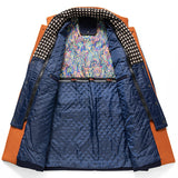 Men's high neck coat, view 2