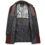 Men's high neck coat, view 6