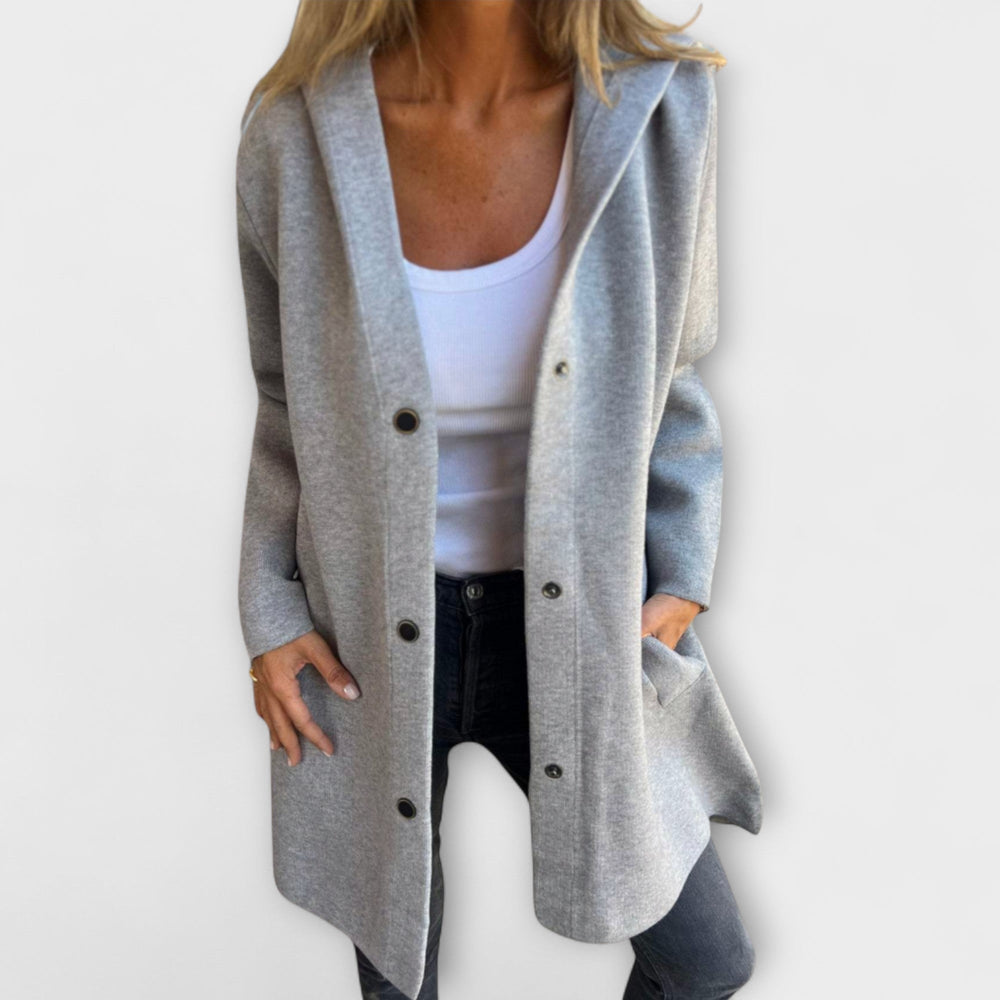Women's hooded coat, view 1
