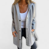 Women's hooded coat, view 1