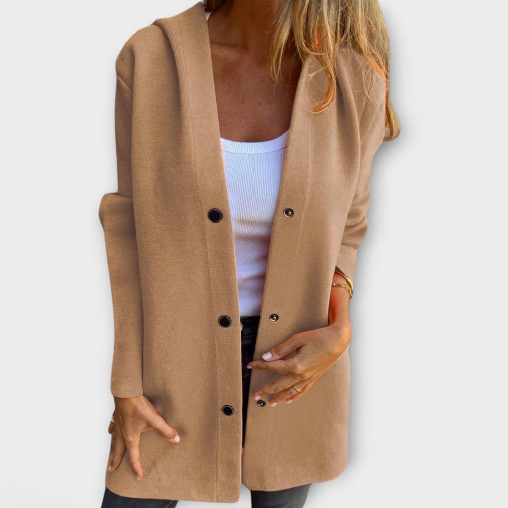 Women's hooded coat, view 2