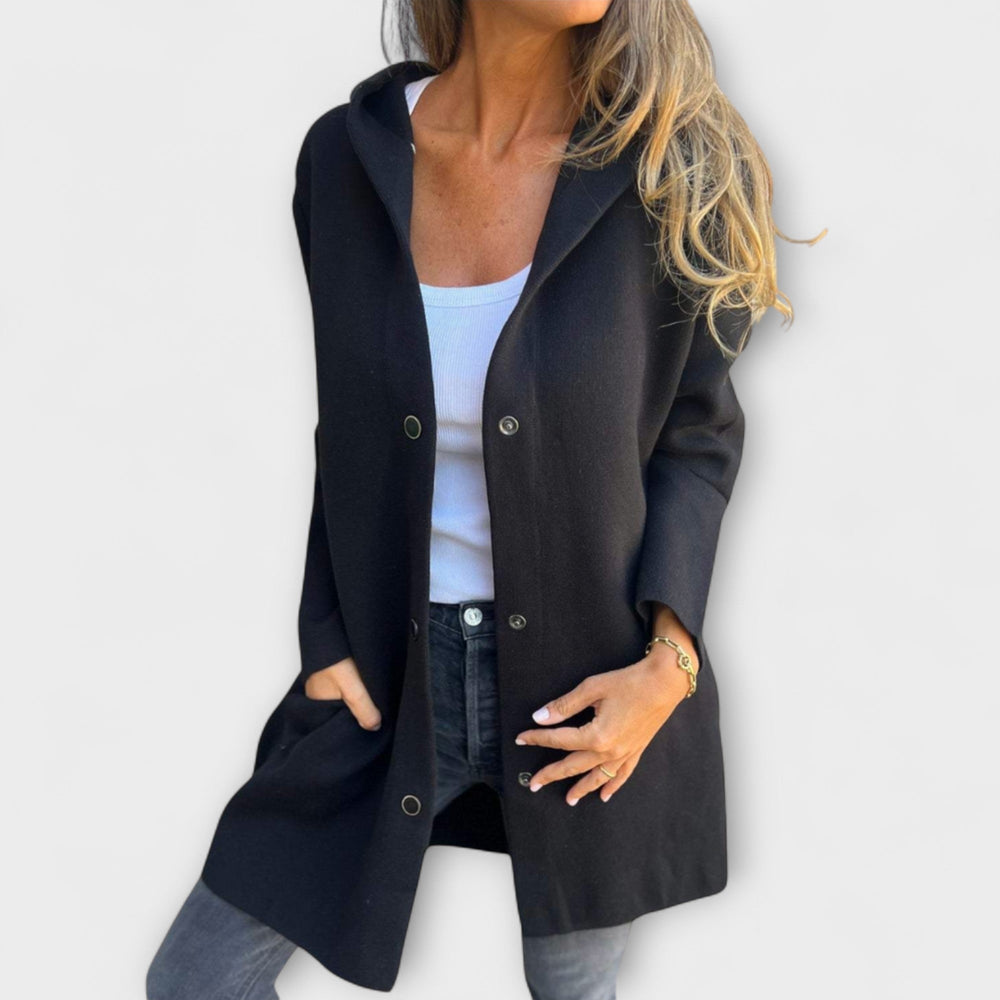 Women's hooded coat, view 4