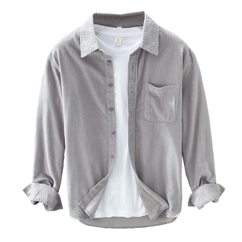 Arvid Cordura Men's Shirt - Light Gray Detail