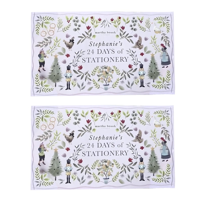 Enhanced Product Title: JollyJournals™ Advent Calendar - 24 Surprises of Premium Stationery for Creative Countdown Fun!