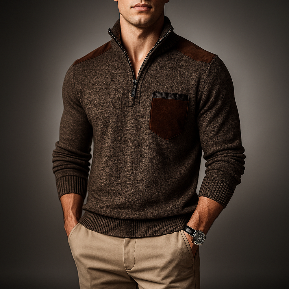Men's ribbed cardigan, view 4