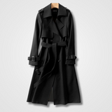Women's belted trench coat, view 2