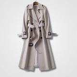 Women's belted trench coat, view 4