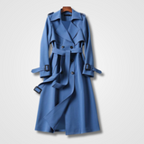 Women's belted trench coat, view 5