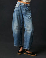 Maribel – Women's Barrel-Leg Jeans