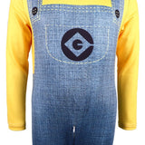 Children’s Yellow Jumpsuit Costume with Character Helmet