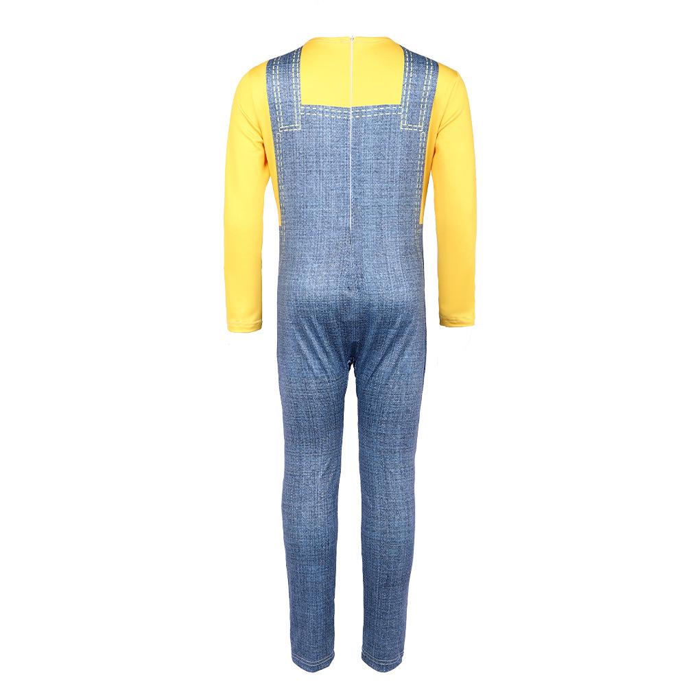 Children’s Yellow Jumpsuit Costume with Character Helmet