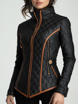 Optimized Product Title: Lily™ - Women's Diamond Quilted Puffer Jacket | Lightweight & Warm Outerwear 

This title includes relevant keywords and phrases that can help improve visibility in Google Shopping searches while clearly describing the product.