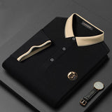 Oliver Embroidered Polo Shirt - Black