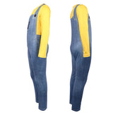Children’s Yellow Jumpsuit Costume with Character Helmet