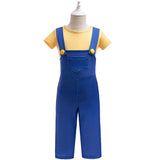 Children’s Yellow Shirt and Blue Overall Costume