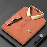 Oliver Embroidered Polo Shirt - Orange
