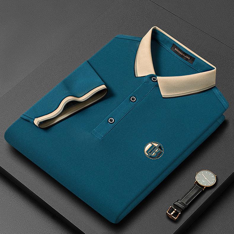 Oliver Embroidered Polo Shirt - Blue