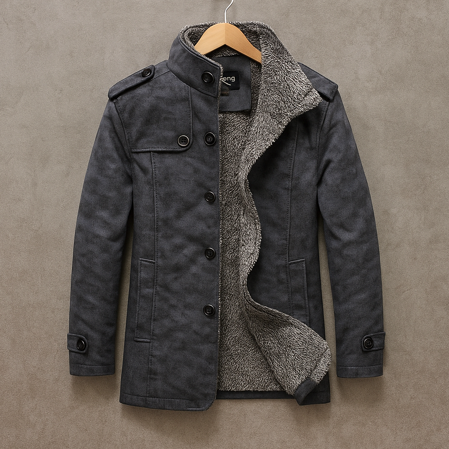 Men's padded coat, view 3