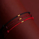 Authentic Kabbalah Protection Beaded Cord Bracelet - Spiritual Jewelry for Strength and Safety