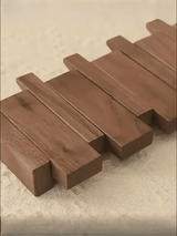 Elegant Wooden Piano Hook Wall Mount - Stylish Organizer for Coats, Hats, and Scarves