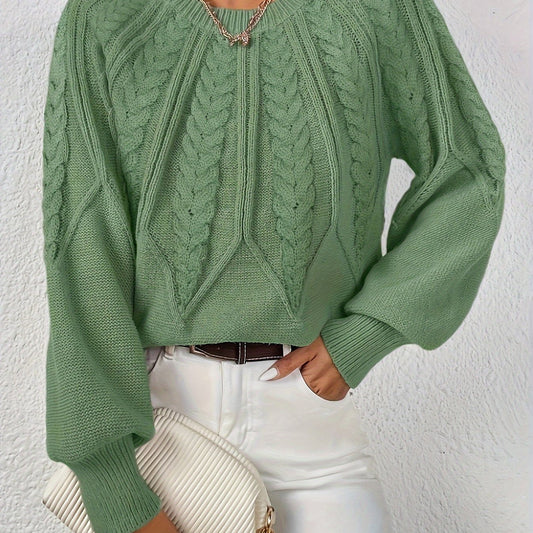 Women's ribbed sweater, view 1