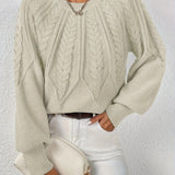 Women's ribbed sweater, view 2