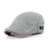 Unisex Mesh Flat Cap – Breathable Cotton, Adjustable Strap & 5 Colors