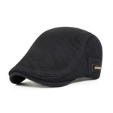 Unisex Mesh Flat Cap – Breathable Cotton, Adjustable Strap & 5 Colors
