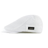 Unisex Mesh Flat Cap – Breathable Cotton, Adjustable Strap & 5 Colors