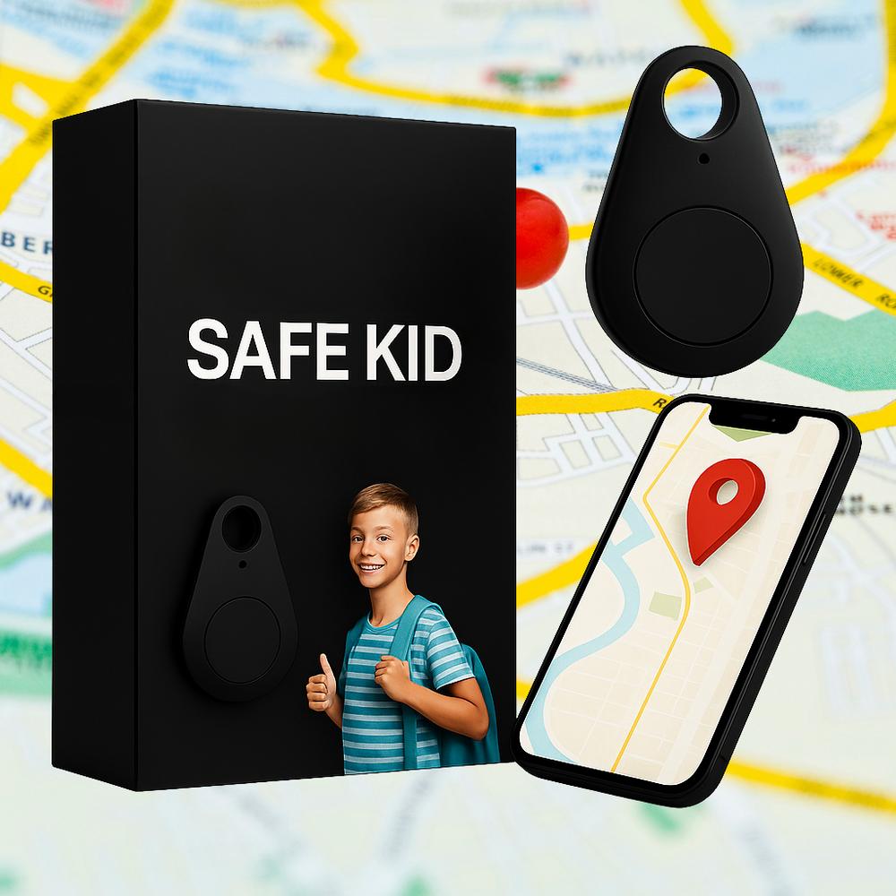 Kids GPS Tracker – Live Location Tracking, SOS Alert & Waterproof Design