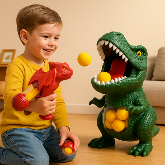 Dinosaur Foam Shooter Toy Set – Interactive, Kids & Game Play
