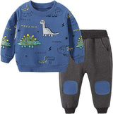 Dinosaur Print Boys Clothing Set - Fun Kids Outfit for Playtime & Adventures
