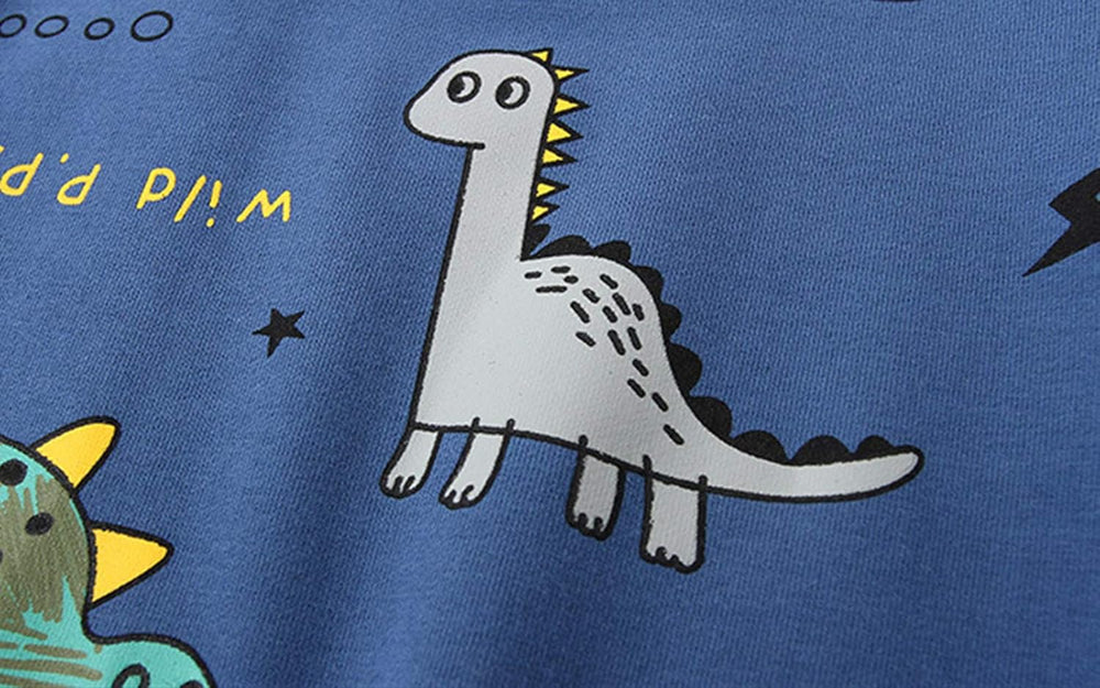Dinosaur Print Boys Clothing Set - Fun Kids Outfit for Playtime & Adventures