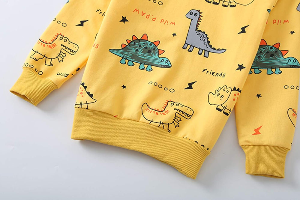 Dinosaur Print Boys Clothing Set - Fun Kids Outfit for Playtime & Adventures