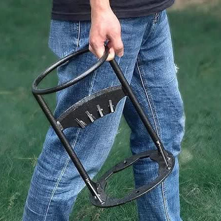 **KINDLECUT Portable Manual Log Splitter - Effortless Firewood Preparation for Camping & Home Use**